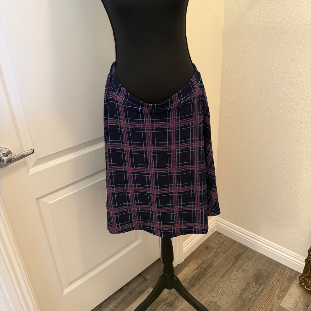 Smak Parlour Pink Plaid Trend Setter 1960 Skirt